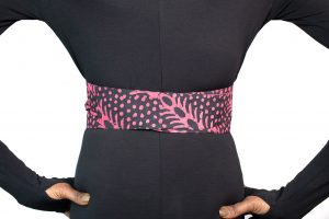 Seaweed African Batik Obi Belt