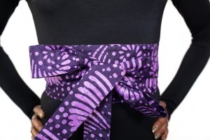 Angaza African Batik Obi Belt
