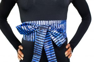 Cane African Batik Obi Belt