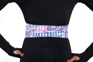 Marble African Batik Obi Belt 