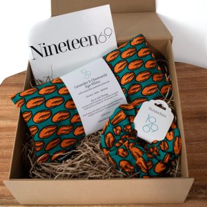 Lavender & Chamomile Eye Pillow and Scrunchie Coffee Bean
