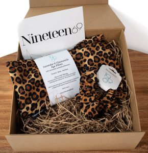 Lavender & Chamomile Eye Pillow and Scrunchie Leopard
